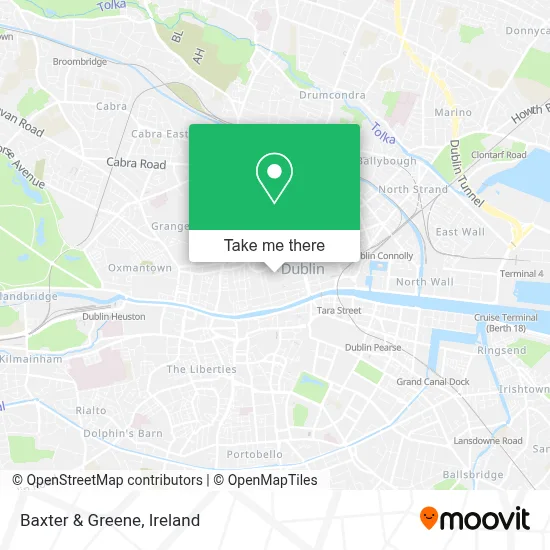 Baxter & Greene map