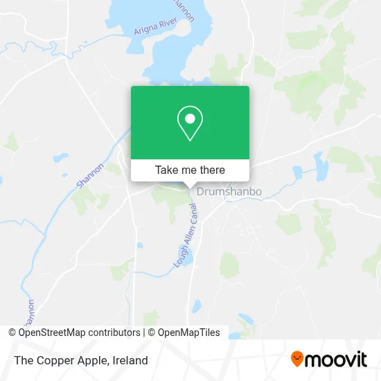 The Copper Apple map