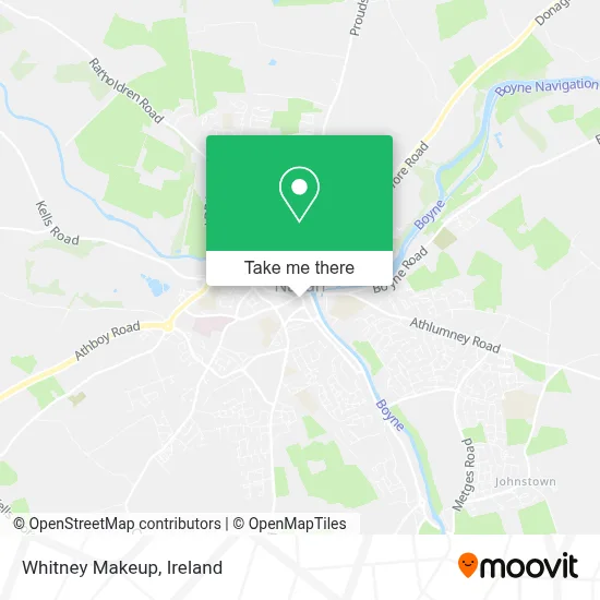 Whitney Makeup map