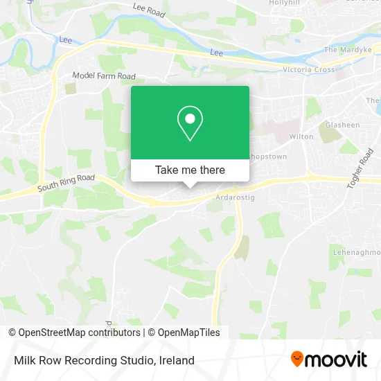 Milk Row Recording Studio map