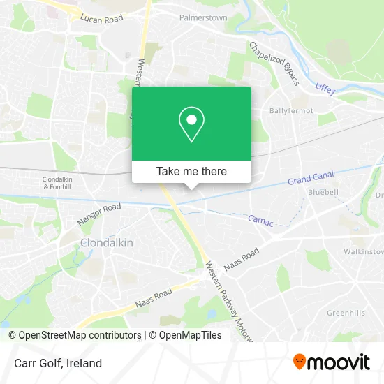 Carr Golf map