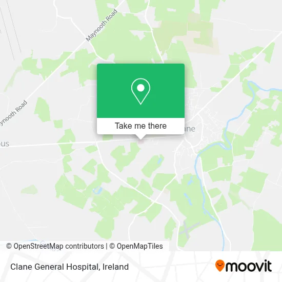 Clane General Hospital map