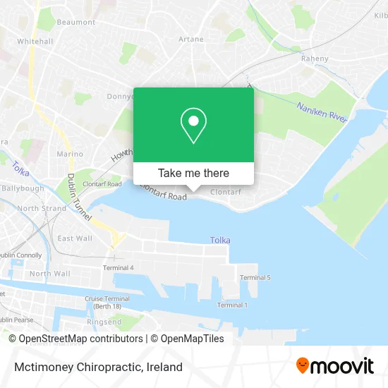 Mctimoney Chiropractic map