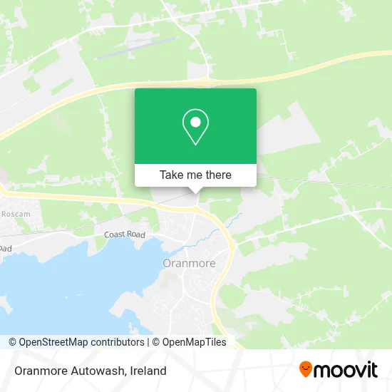 Oranmore Autowash map