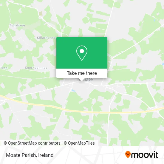 Moate Parish map