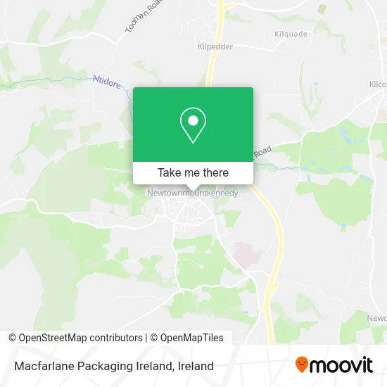 Macfarlane Packaging Ireland map