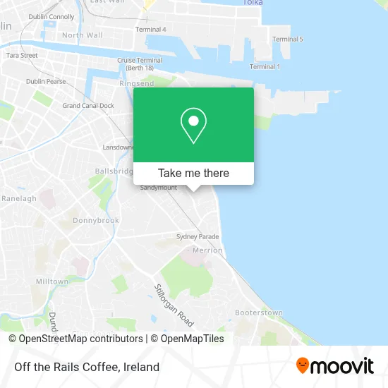 Off the Rails Coffee map