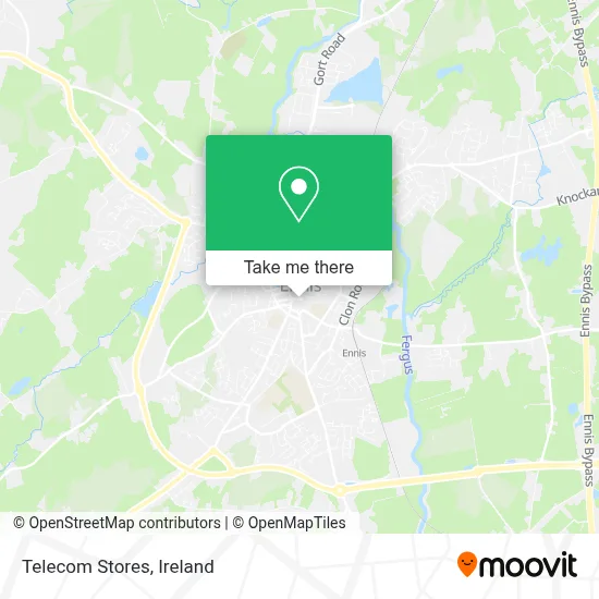 Telecom Stores map