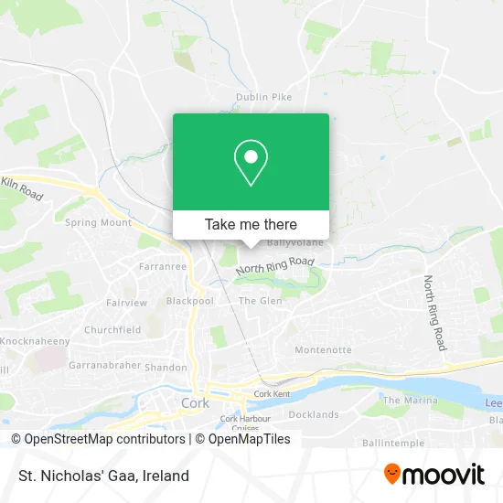 St. Nicholas' Gaa map
