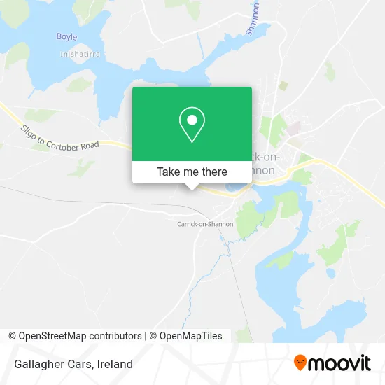 Gallagher Cars map