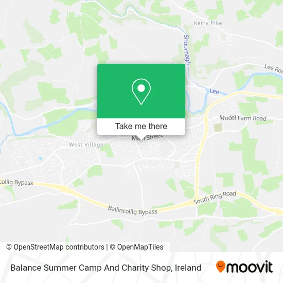 Balance Summer Camp And Charity Shop map