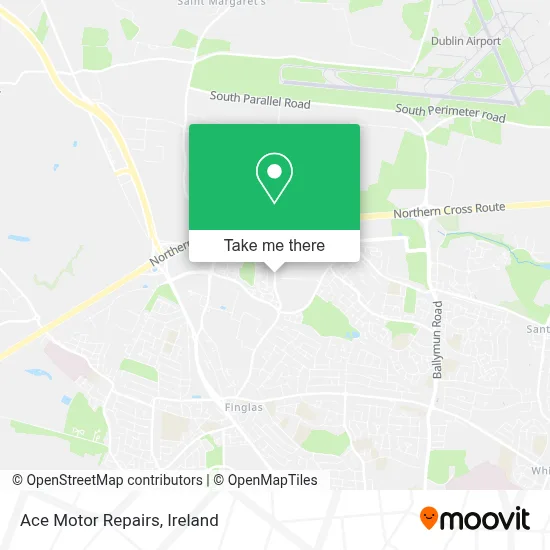 Ace Motor Repairs map