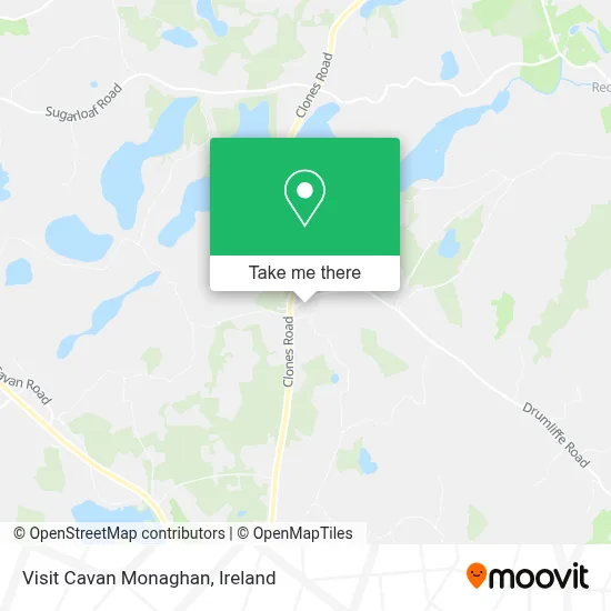 Visit Cavan Monaghan map