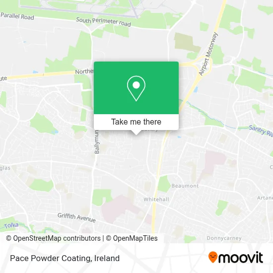 Pace Powder Coating map