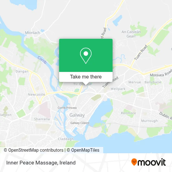 Inner Peace Massage map