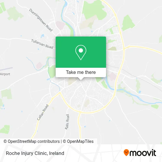 Roche Injury Clinic map