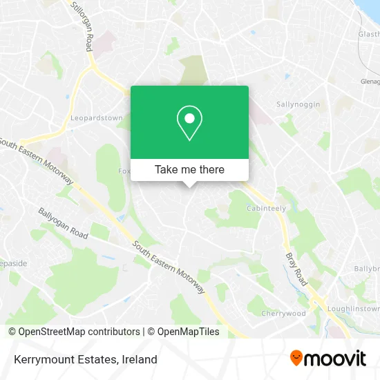 Kerrymount Estates map