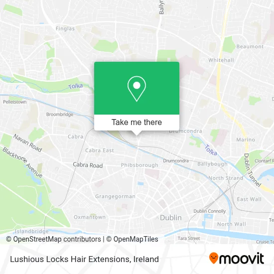 Lushious Locks Hair Extensions map