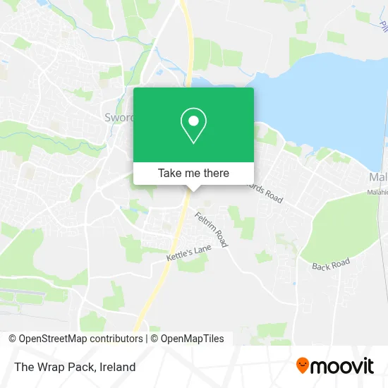 The Wrap Pack map