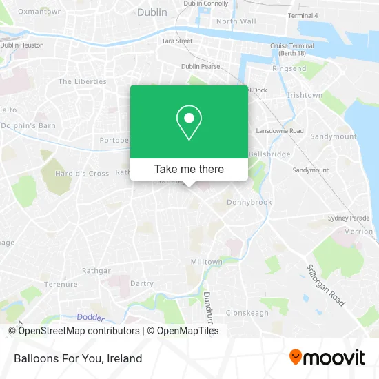 Balloons For You map