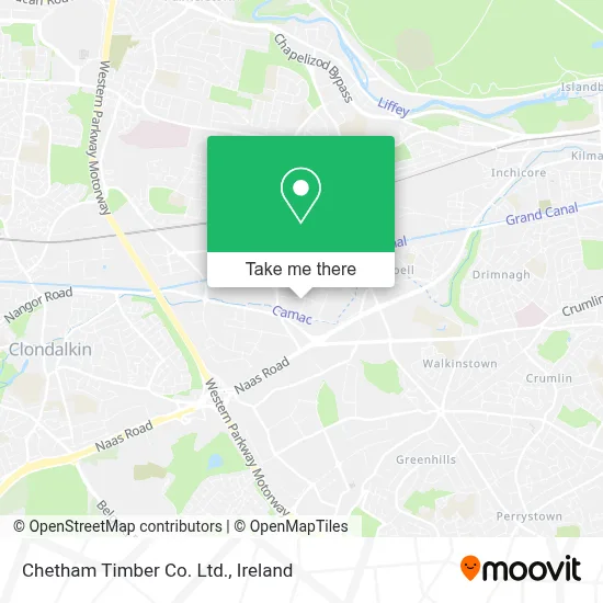 Chetham Timber Co. Ltd. map