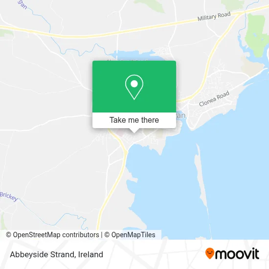 Abbeyside Strand map