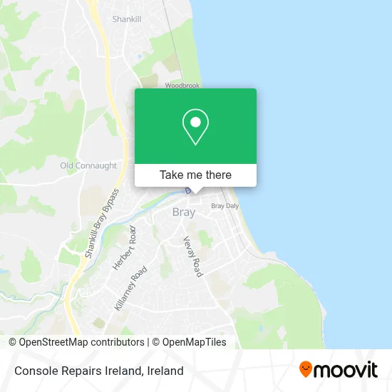 Console Repairs Ireland map