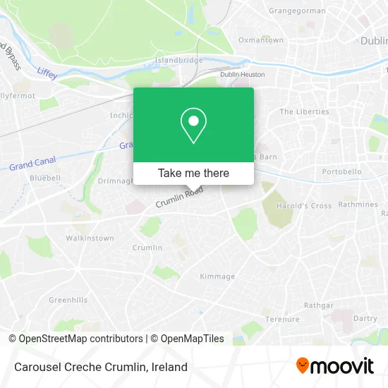 Carousel Creche Crumlin map