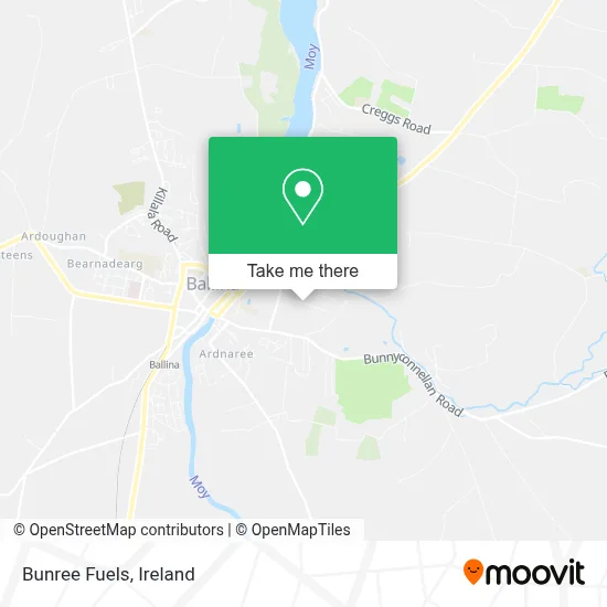 Bunree Fuels map