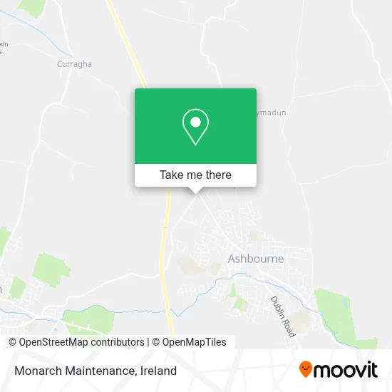 Monarch Maintenance map