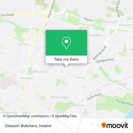 Gleeson Butchers map
