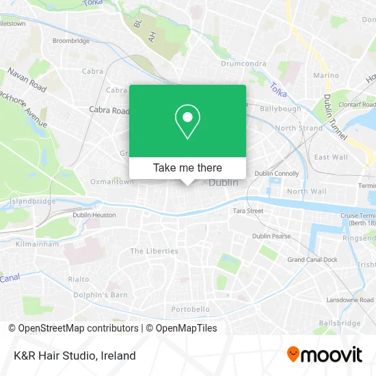 K&R Hair Studio map