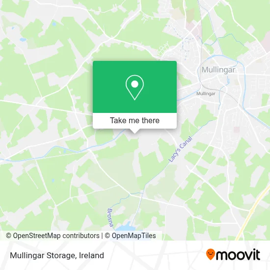 Mullingar Storage map