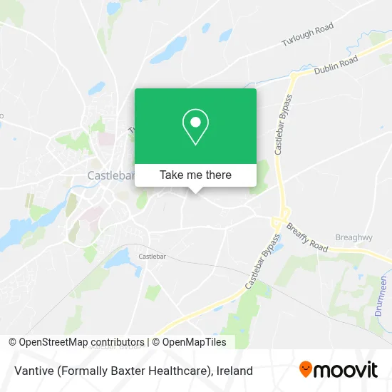 Vantive (Formally Baxter Healthcare) map