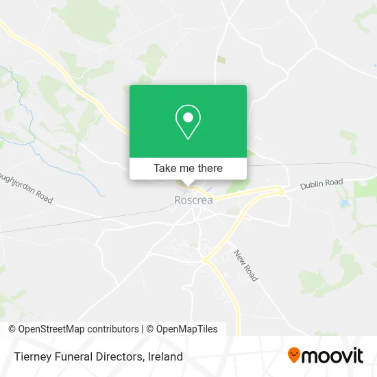 Tierney Funeral Directors map