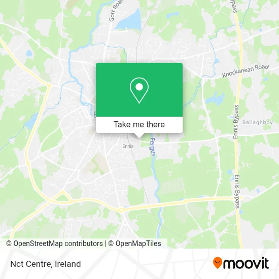 Nct Centre map