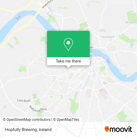 Hopfully Brewing map