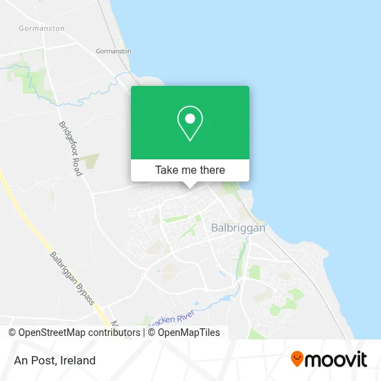 An Post map