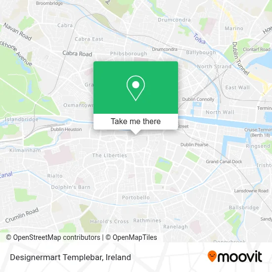 Designermart Templebar map