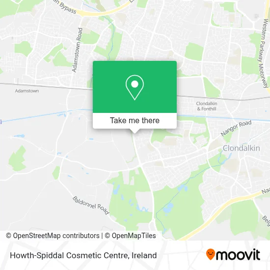 Howth-Spiddal Cosmetic Centre map