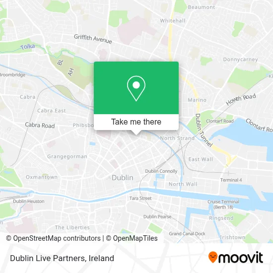 Dublin Live Partners map
