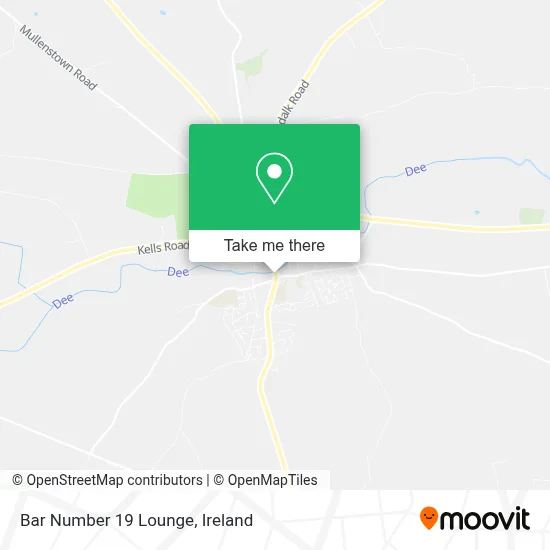 Bar Number 19 Lounge map