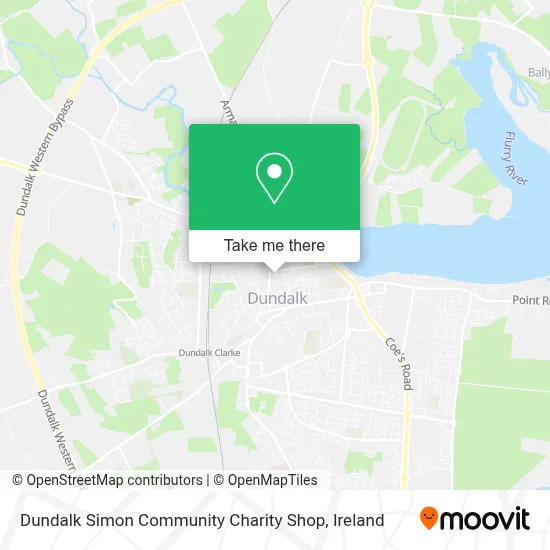Dundalk Simon Community Charity Shop map