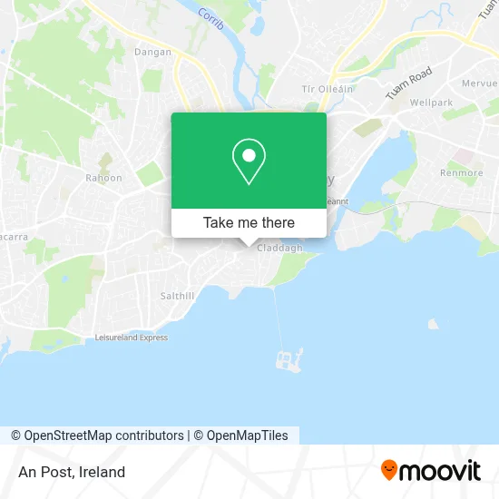 An Post map