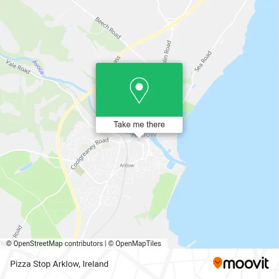 Pizza Stop Arklow map