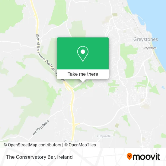 The Conservatory Bar map