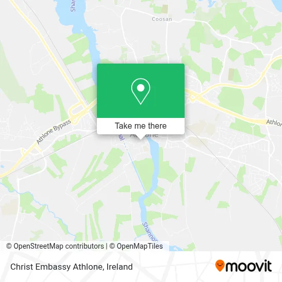 Christ Embassy Athlone map