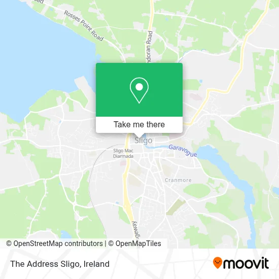 The Address Sligo map