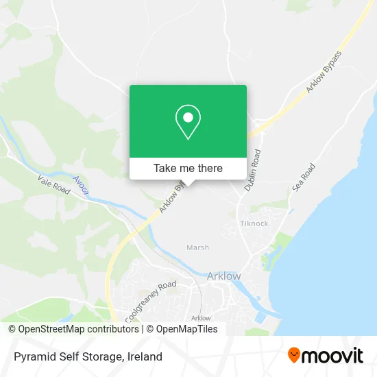 Pyramid Self Storage map