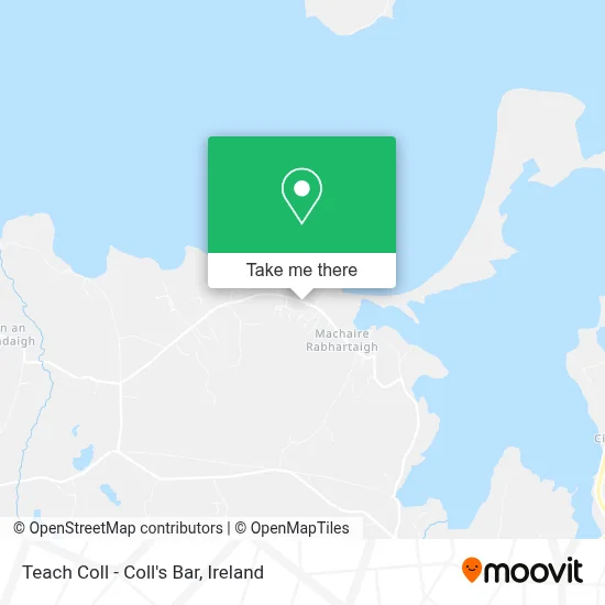 Teach Coll - Coll's Bar map